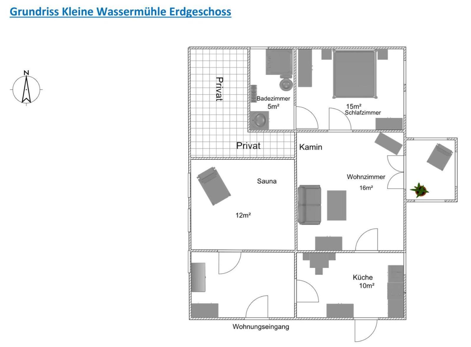 Ferienhaus Naturlich Wassermuhle Kappeln Esterno foto
